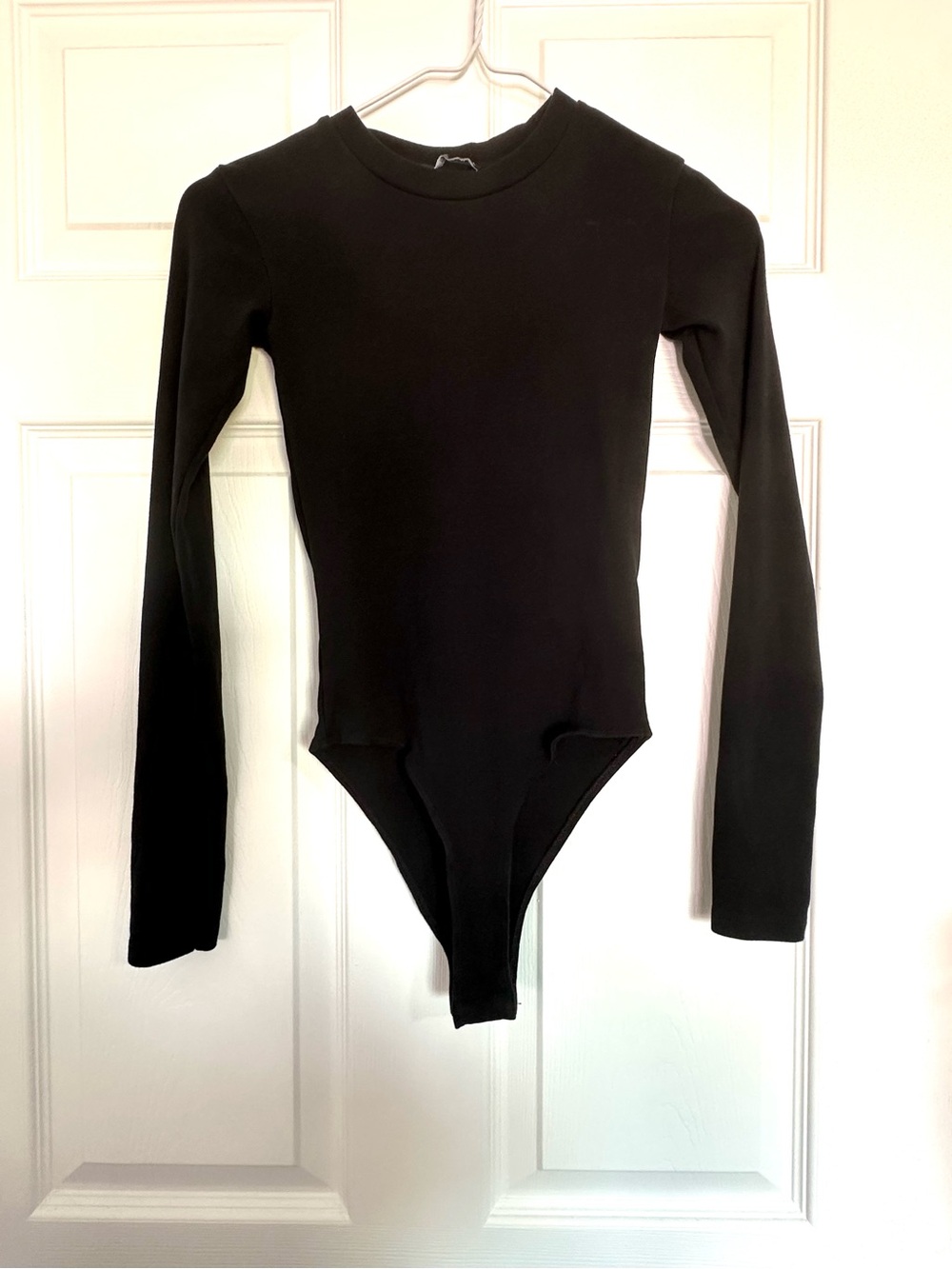 Zara Black Long-Sleeve women  Bodysuit
